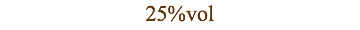 25%vol